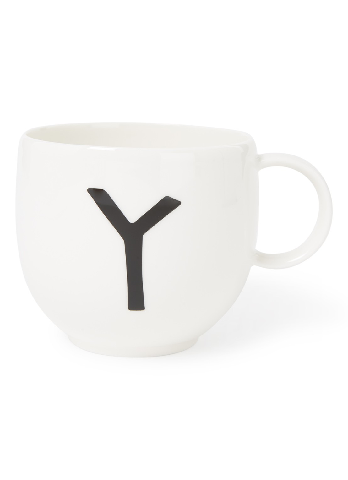 Villeroy & Boch Like Letters Y mok 38 cl - voorkant gebroken wit
