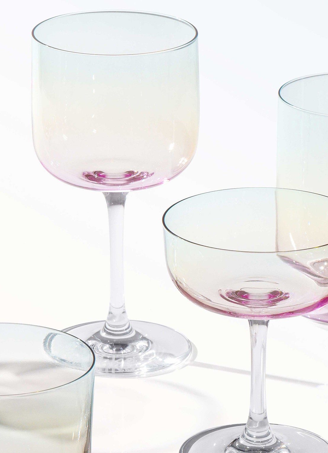 Villeroy & Boch Like Pearl wijnglas 20 cl set van 2 - detail multicolor