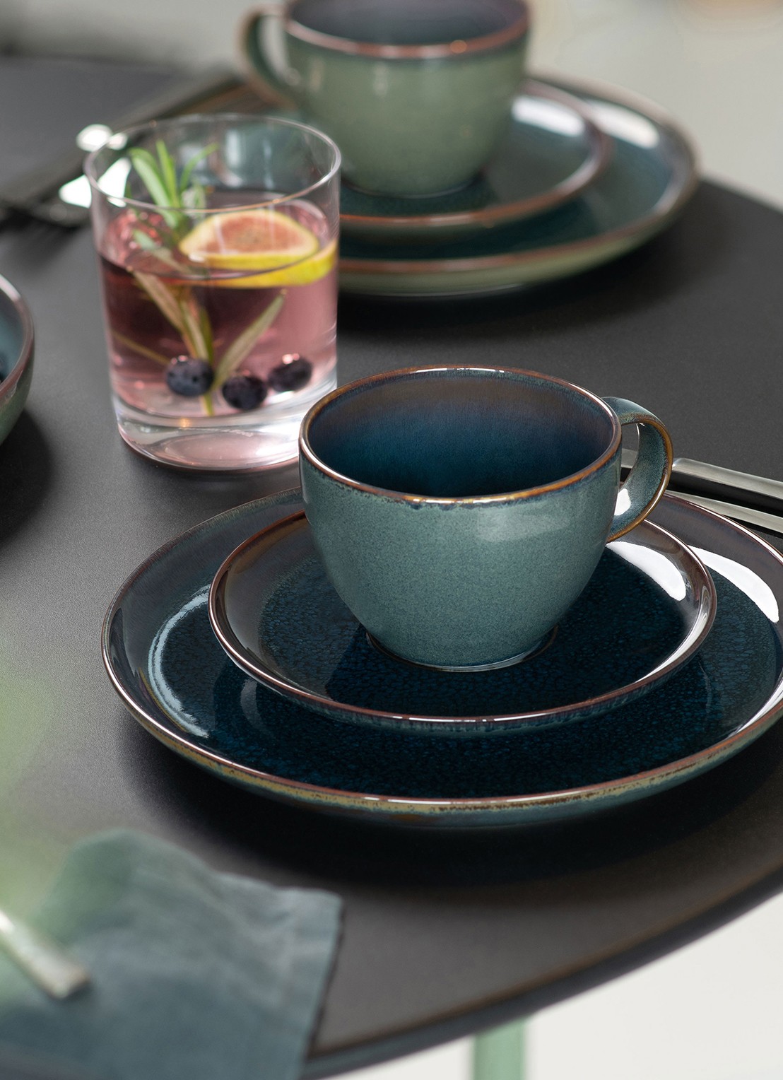 Villeroy & Boch Like schotel 15 cm - achterkant 3 donkerblauw
