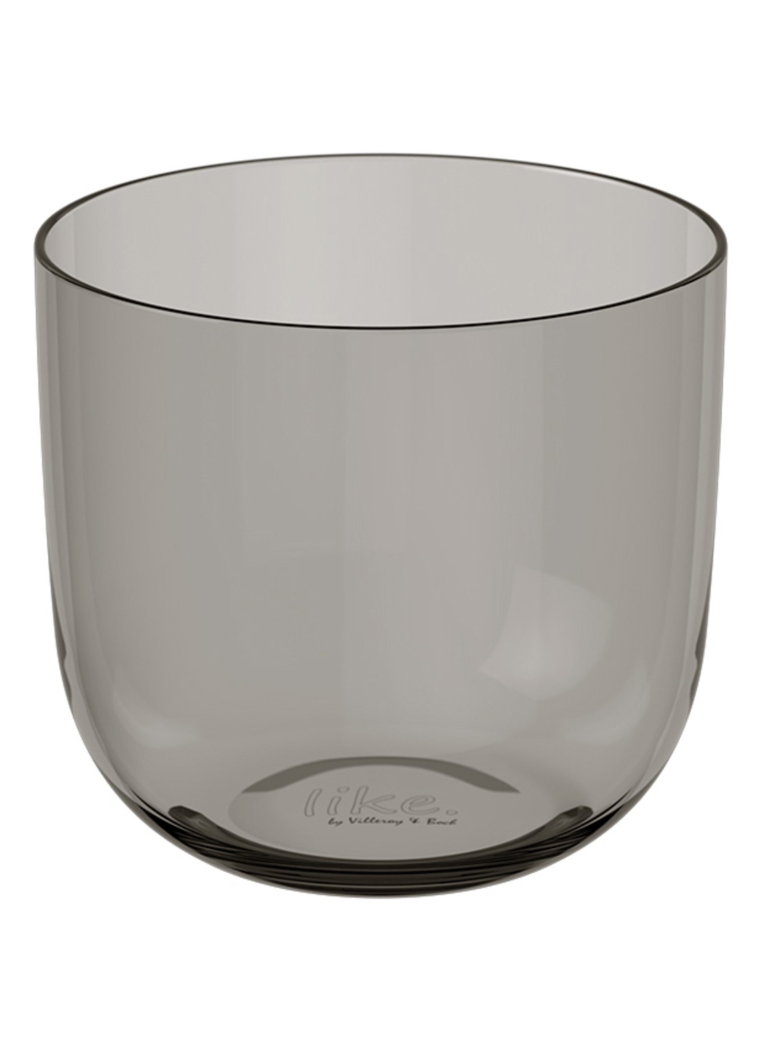 Villeroy & Boch Like Smoke waterglas 20 cl set van 2 - voorkant 2 grijs