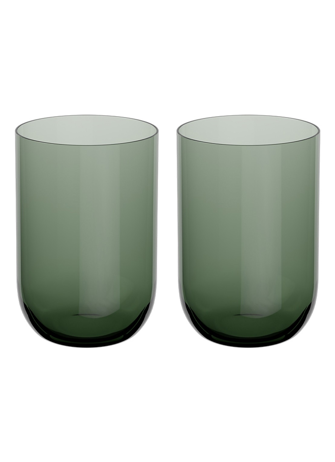 Villeroy & Boch Longdrinkbecher, Set 2tlg. 8x1 - voorkant 3 legergroen
