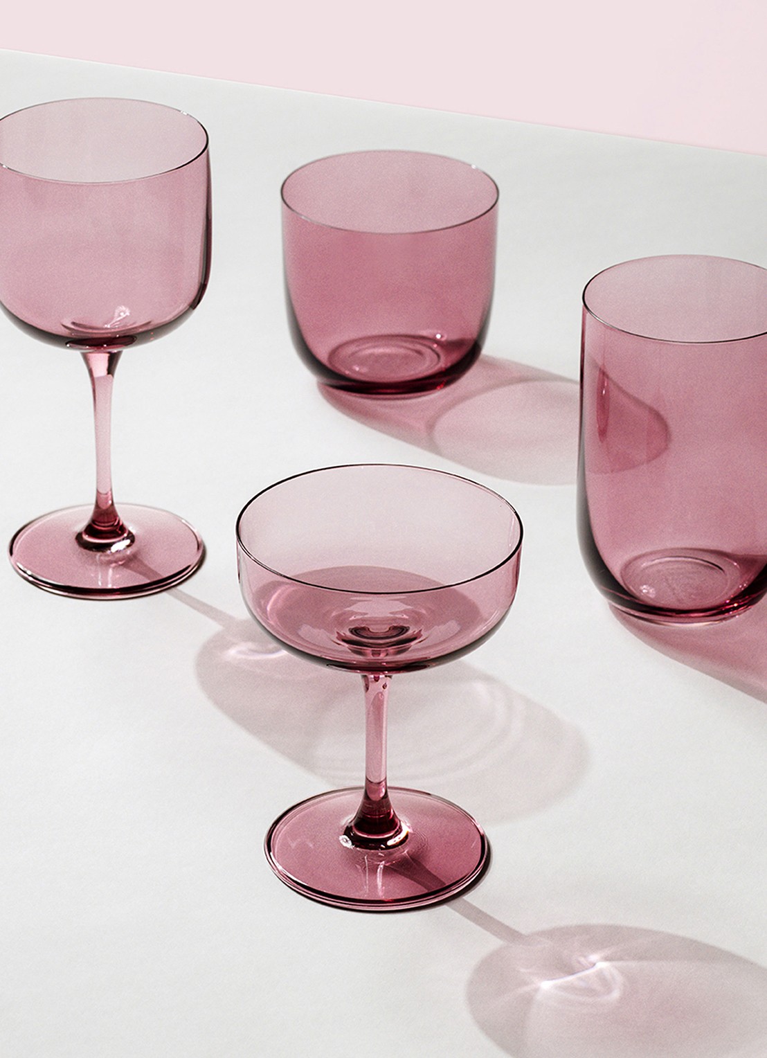 Villeroy & Boch Longdrinkbecher, Set 2tlg. 8x1 - achterkant aubergine
