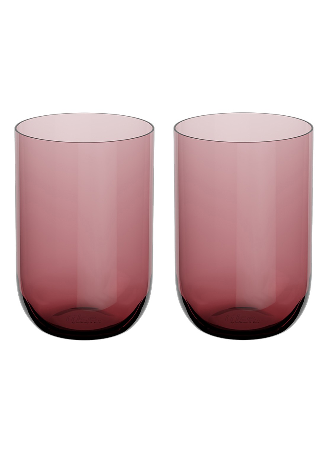 Villeroy & Boch Longdrinkbecher, Set 2tlg. 8x1 - voorkant 3 aubergine