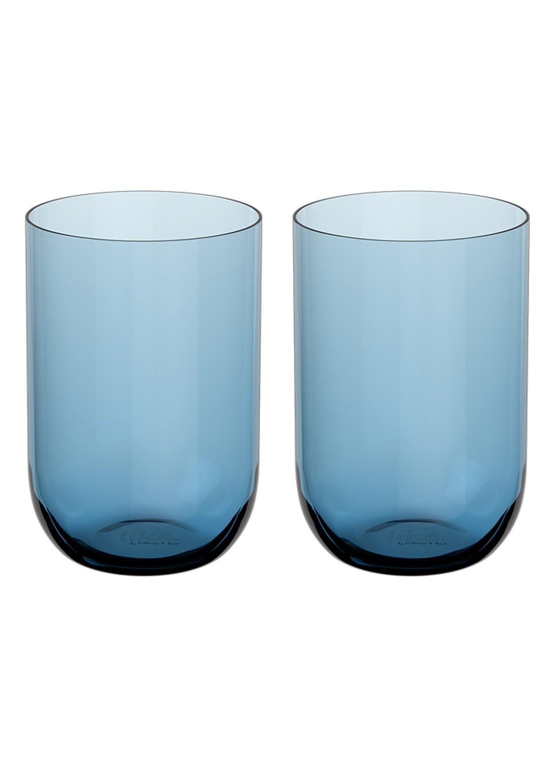 Villeroy & Boch Longdrinkbecher, Set 2tlg. 8x1 - voorkant 2 blauw