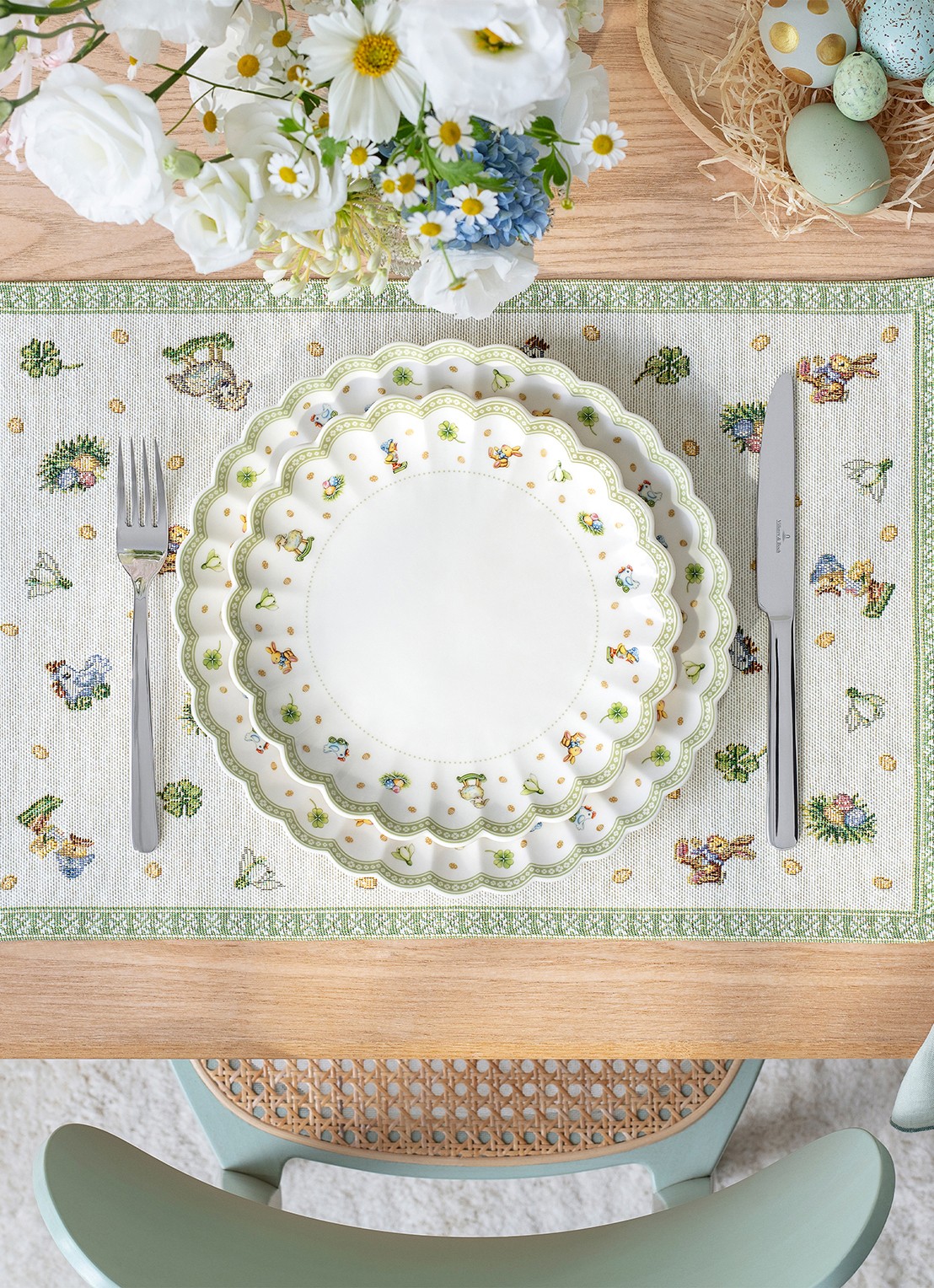 Villeroy & Boch Louis bestekset 30-delig - achterkant zilver