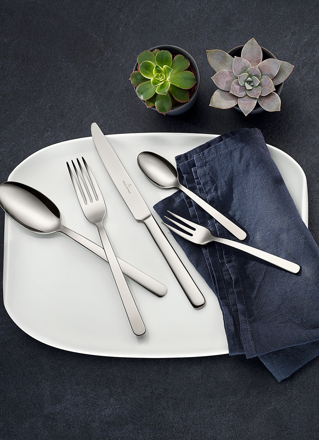 Villeroy & Boch Louis bestekset 30-delig - voorkant 3 zilver