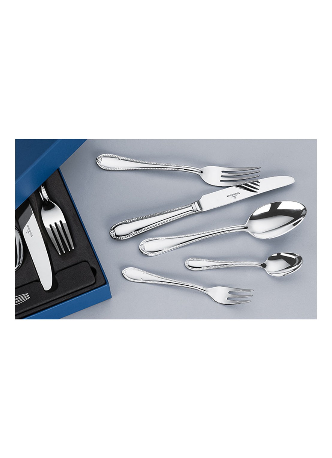 Villeroy & Boch Mademoiselle bestekset 24-delig - detail zilver