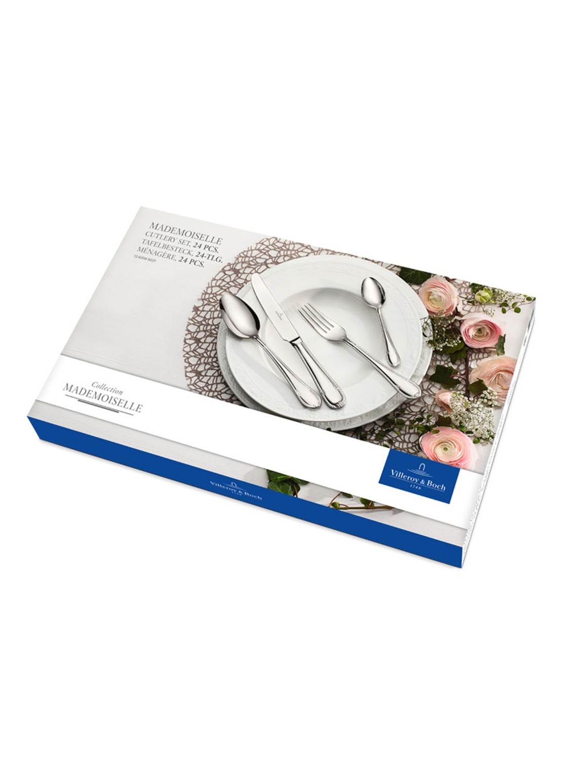 Villeroy & Boch Mademoiselle bestekset 24-delig - detail 2 zilver