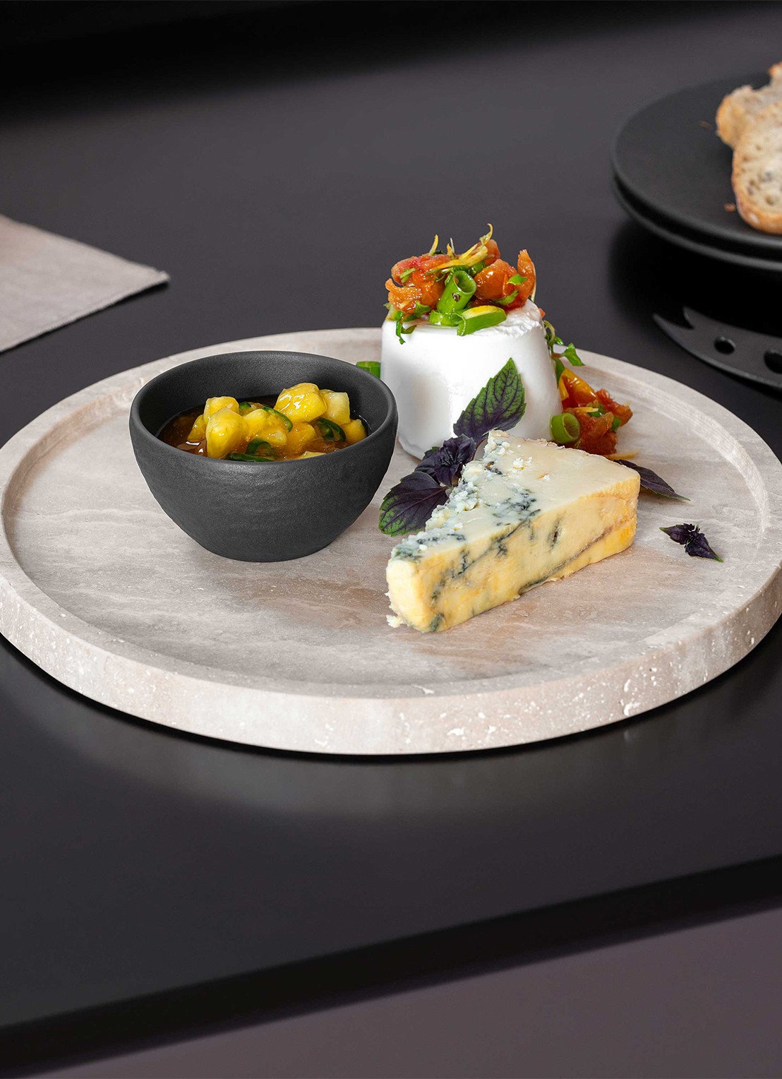 Villeroy & Boch Manufacture dinerbord 25 cm - voorkant 2 beige