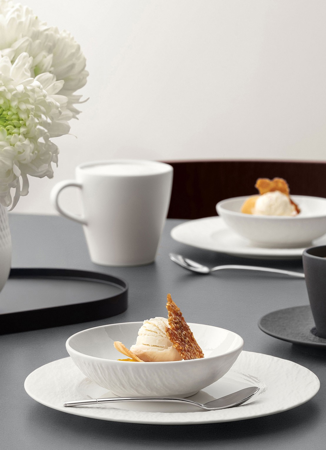 Villeroy & Boch Manufacture Ice dessertschaaltje 13 cm - achterkant wit