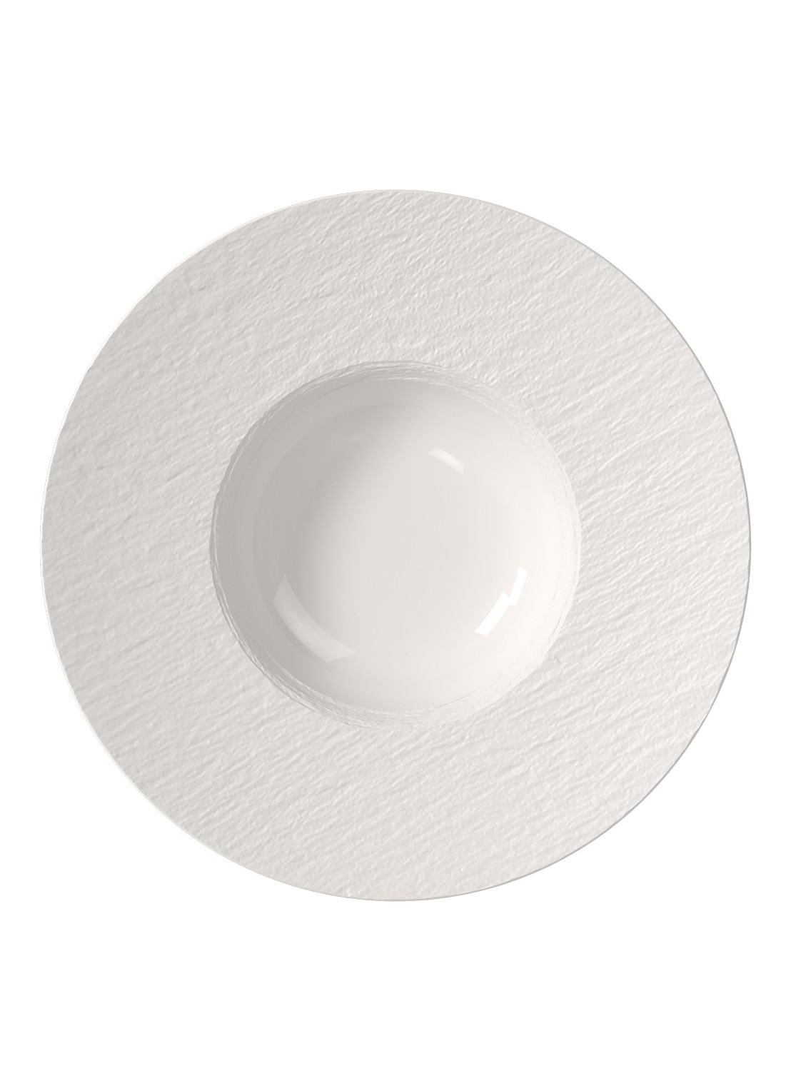 Villeroy & Boch Manufacture Ice pastabord 28 cm - voorkant 2 wit