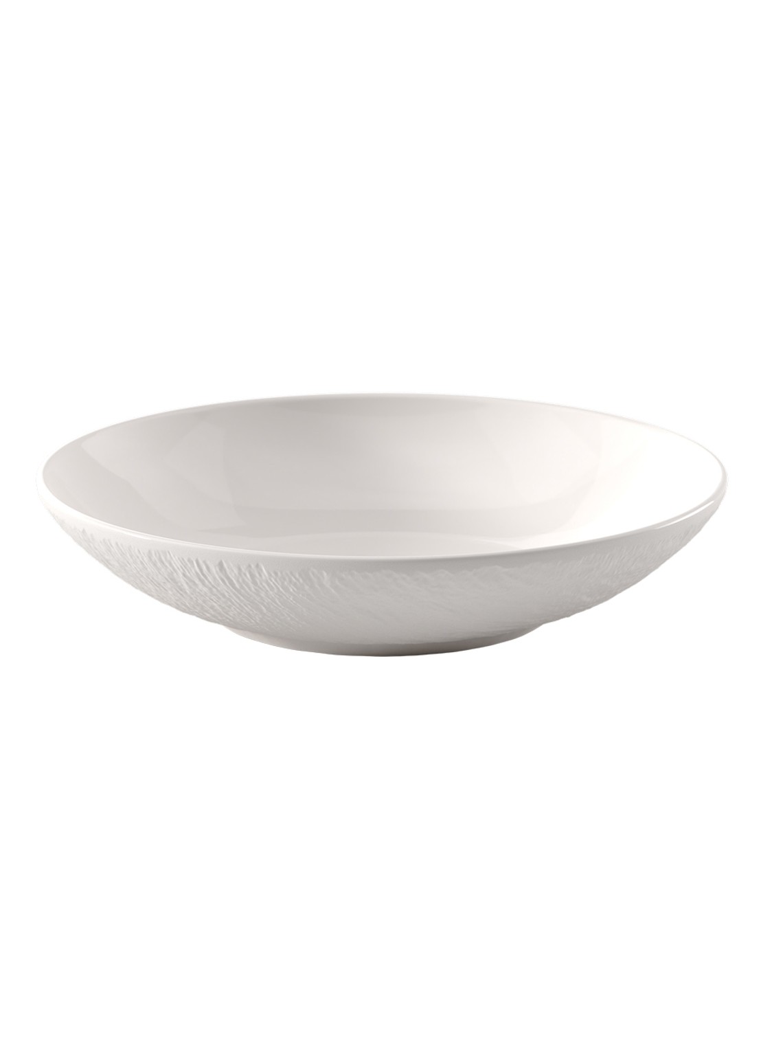 Villeroy & Boch Manufacture Ice schaal 23,5 cm - voorkant wit