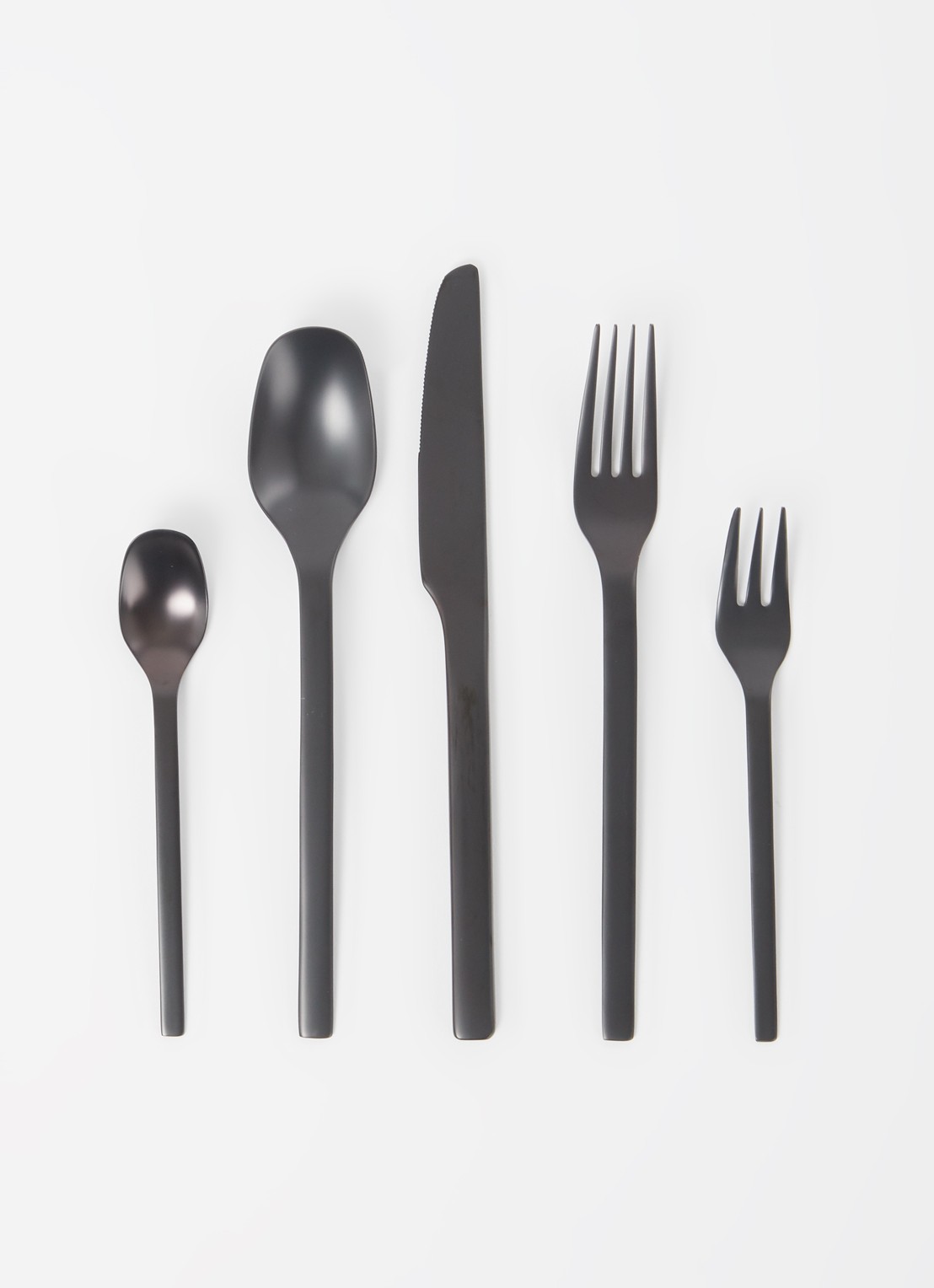 Villeroy & Boch Manufacture Rock bestekset 20-delig - voorkant 2 zwart