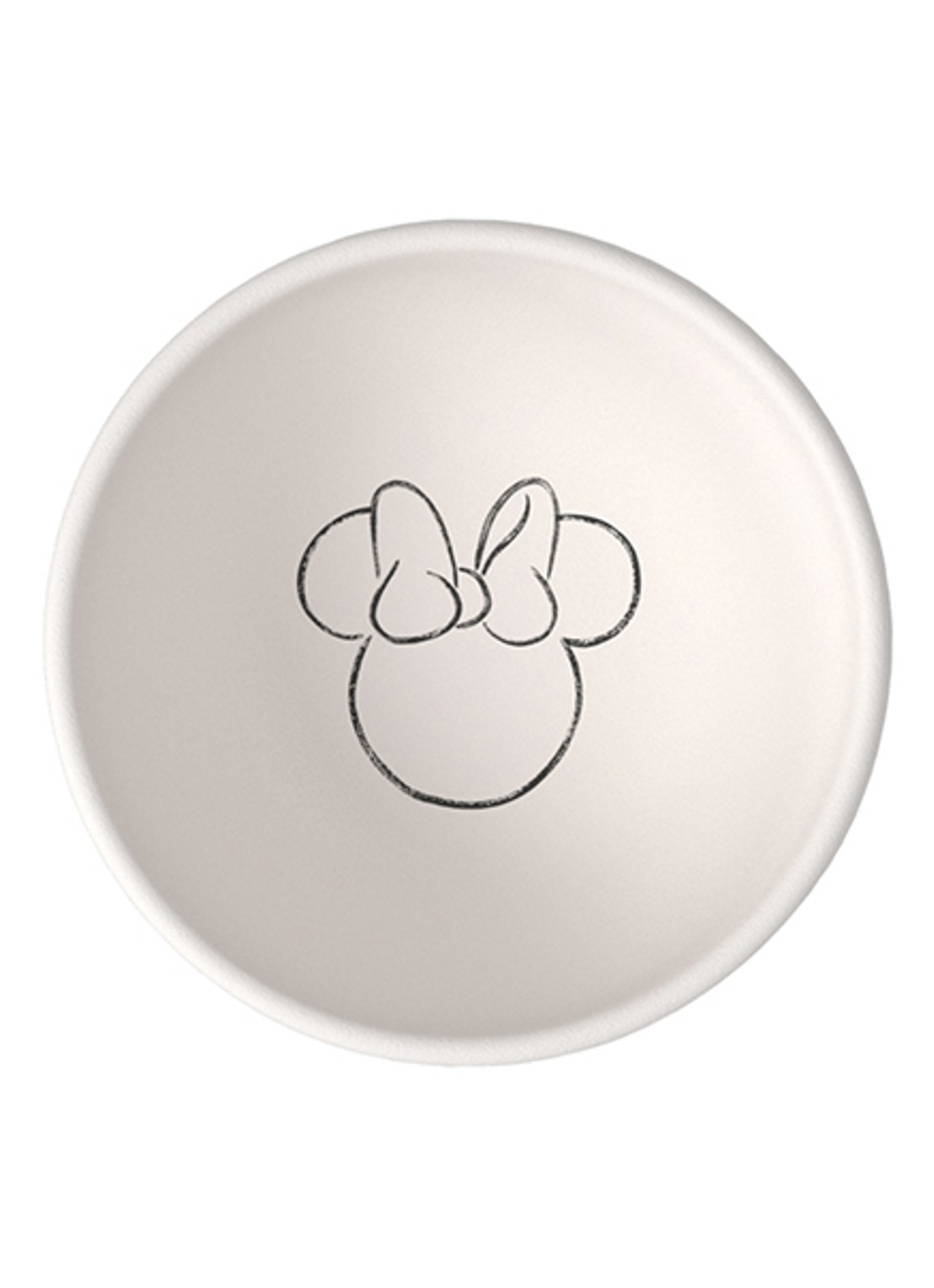 Villeroy & Boch Manufacture Rock blanc - Mickey Mouse dipschaal 8 cm - voorkant 2 wit