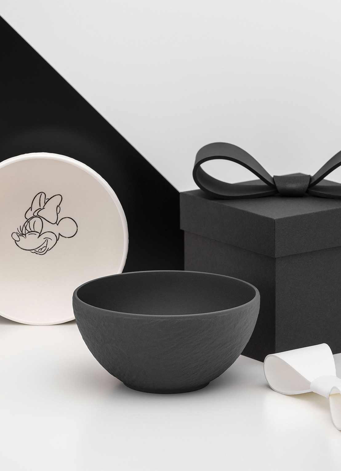 Villeroy & Boch Manufacture Rock blanc - Mickey Mouse kom 14 - achterkant wit