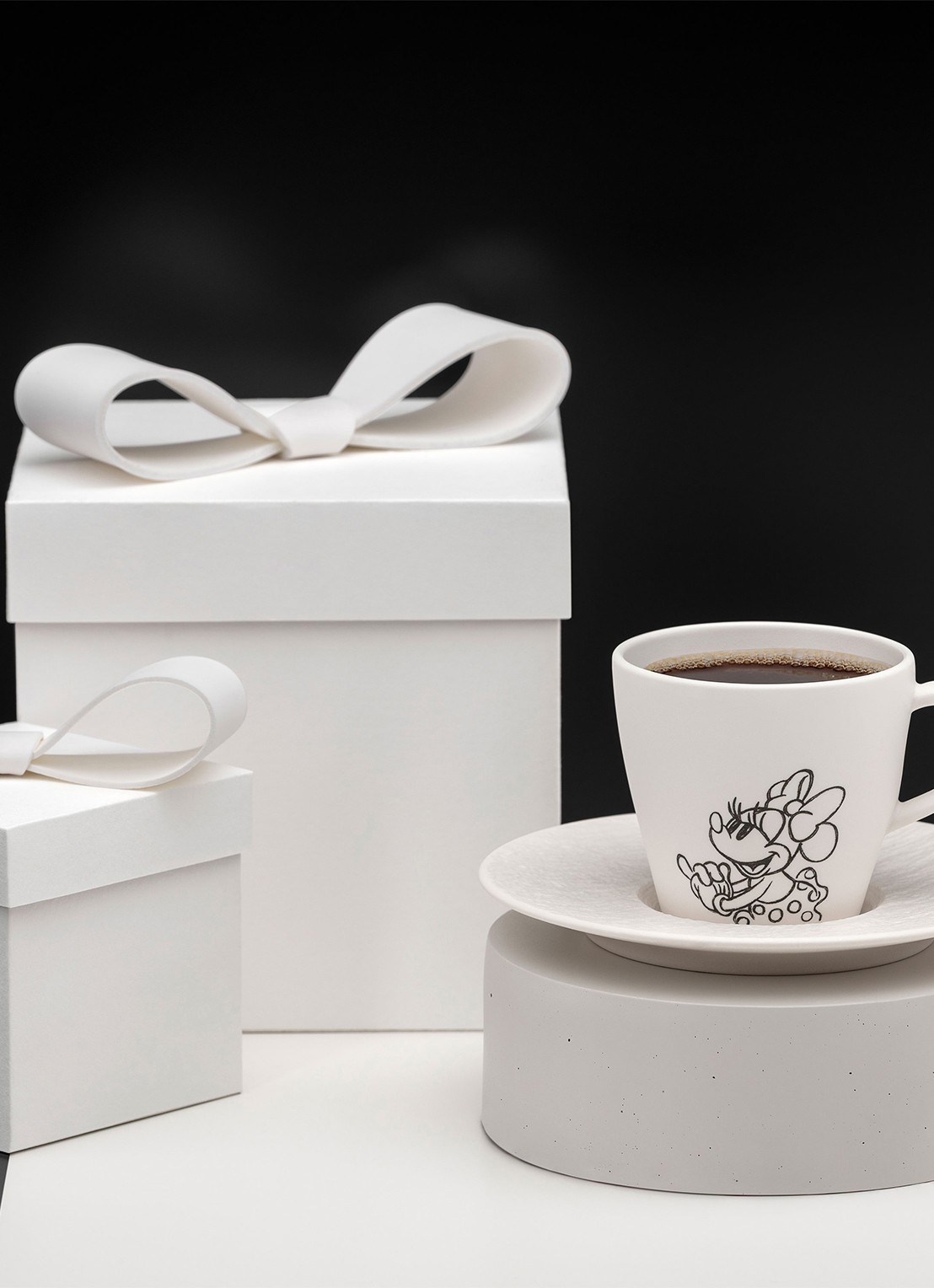 Villeroy & Boch Manufacture Rock blanc - Mickey Mouse schotel 12 cm - detail wit