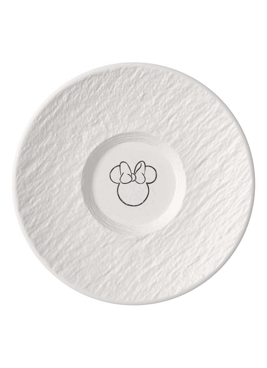 Villeroy & Boch Manufacture Rock blanc - Mickey Mouse schotel 15,5 - voorkant wit