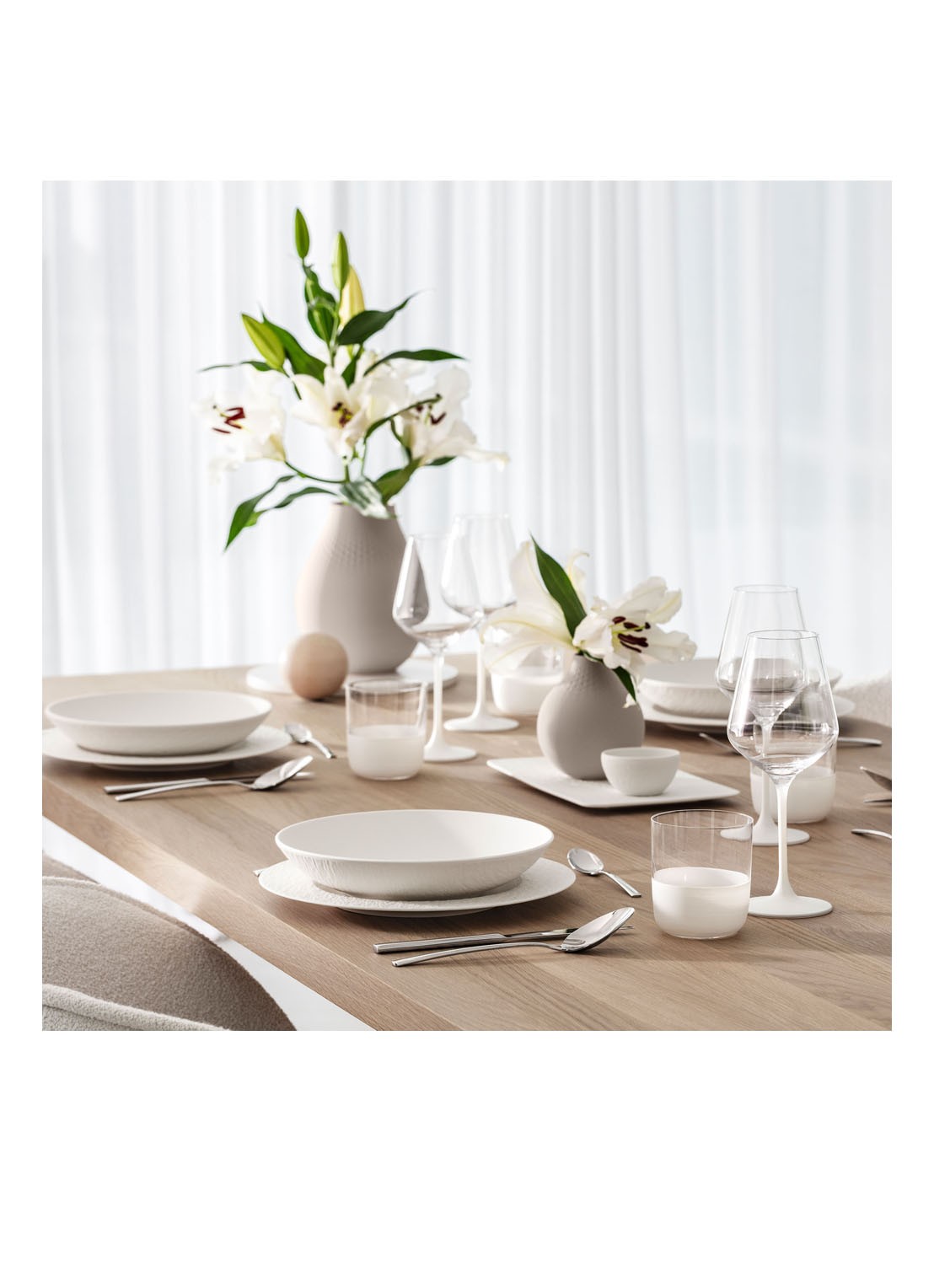 Villeroy & Boch Manufacture Rock blanc rode wijnglas set van 4 - voorkant 2 transparant
