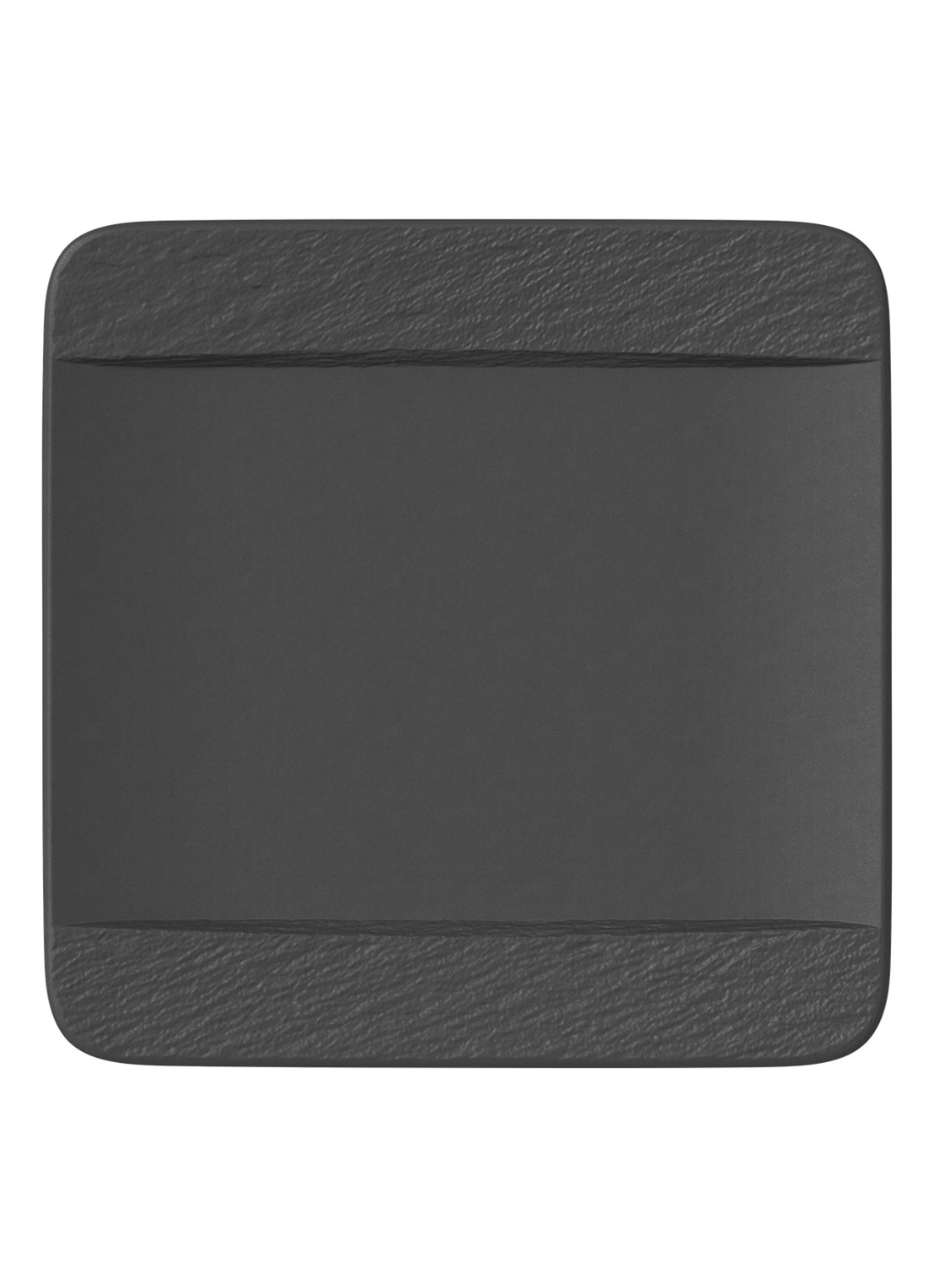 Villeroy & Boch Manufacture Rock dinerbord 28 cm  - voorkant 4 antraciet