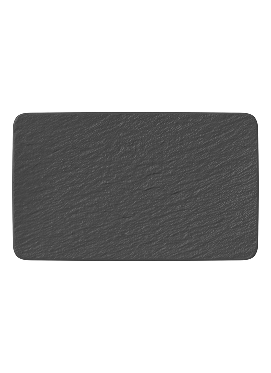 Villeroy & Boch Manufacture Rock dinerbord 28 cm - voorkant antraciet