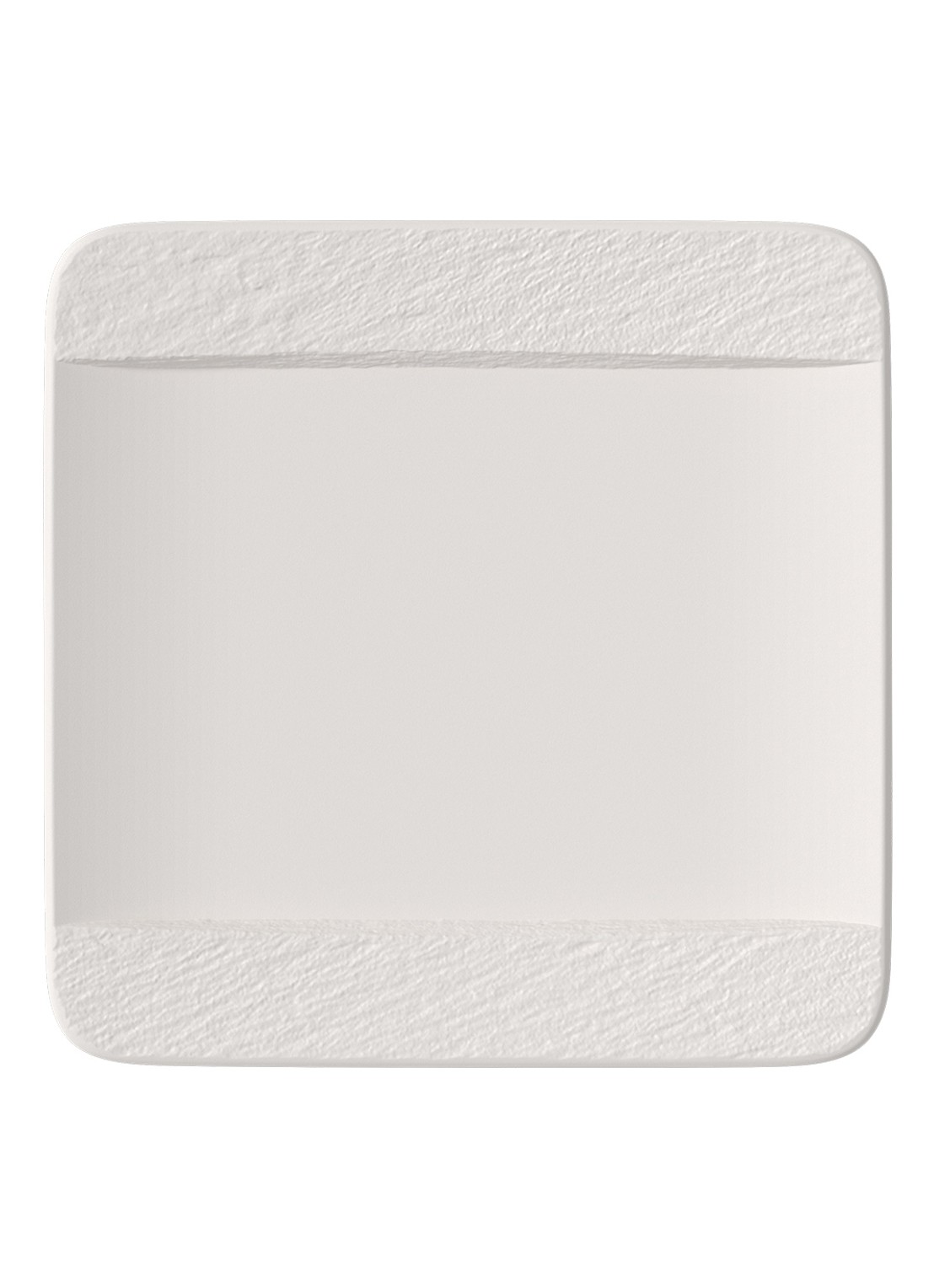 Villeroy & Boch Manufacture Rock dinerbord 28 cm  - voorkant gebroken wit