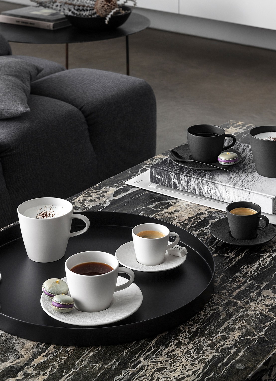 Villeroy & Boch Manufacture Rock espressokopje 10 cl - detail 2 zwart