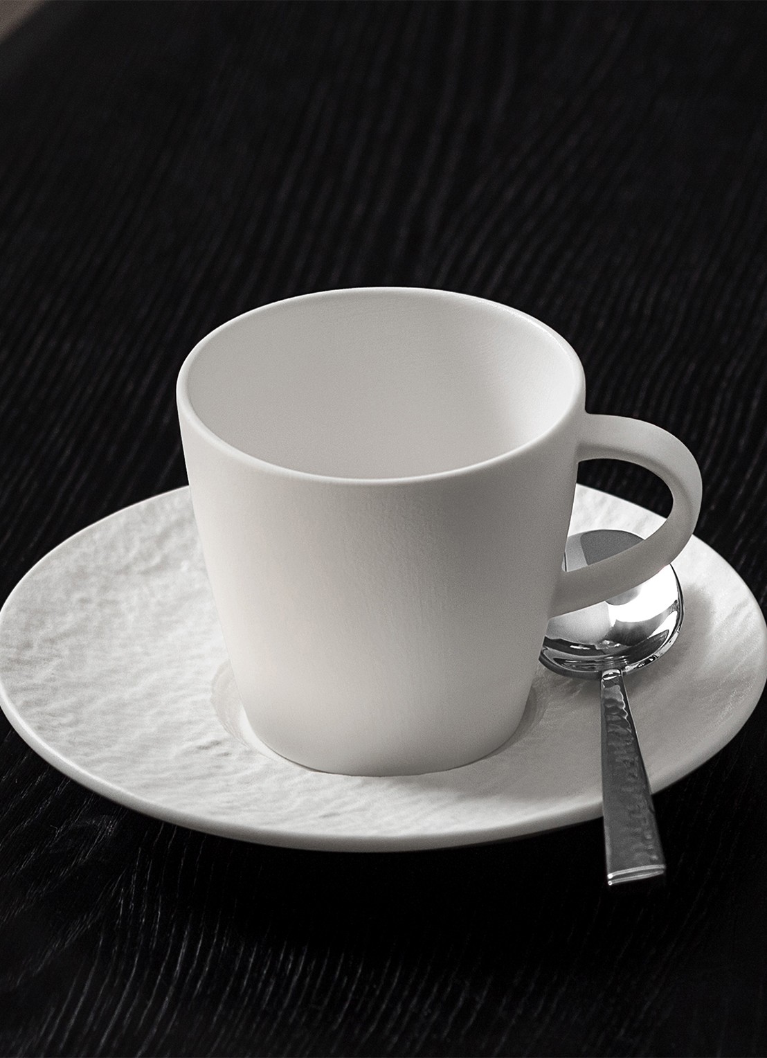 Villeroy & Boch Manufacture Rock espressokopje 10 cl - voorkant 5 gebroken wit