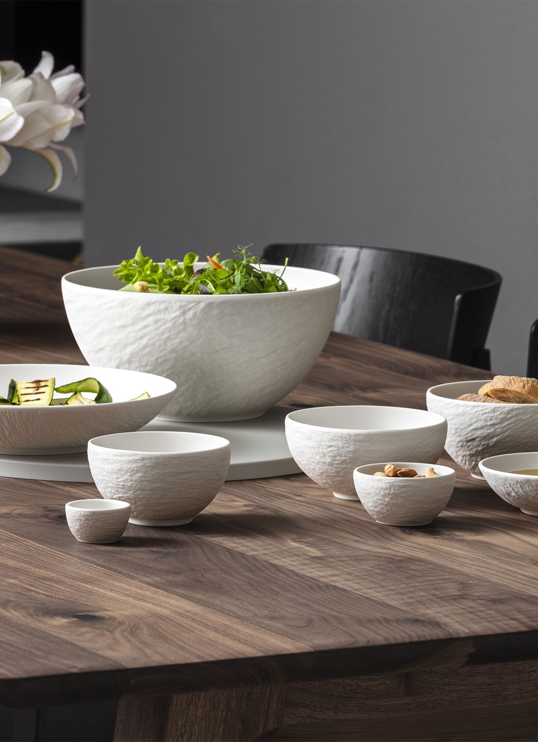Villeroy & Boch Manufacture Rock kom 10,8 cm - detail gebroken wit
