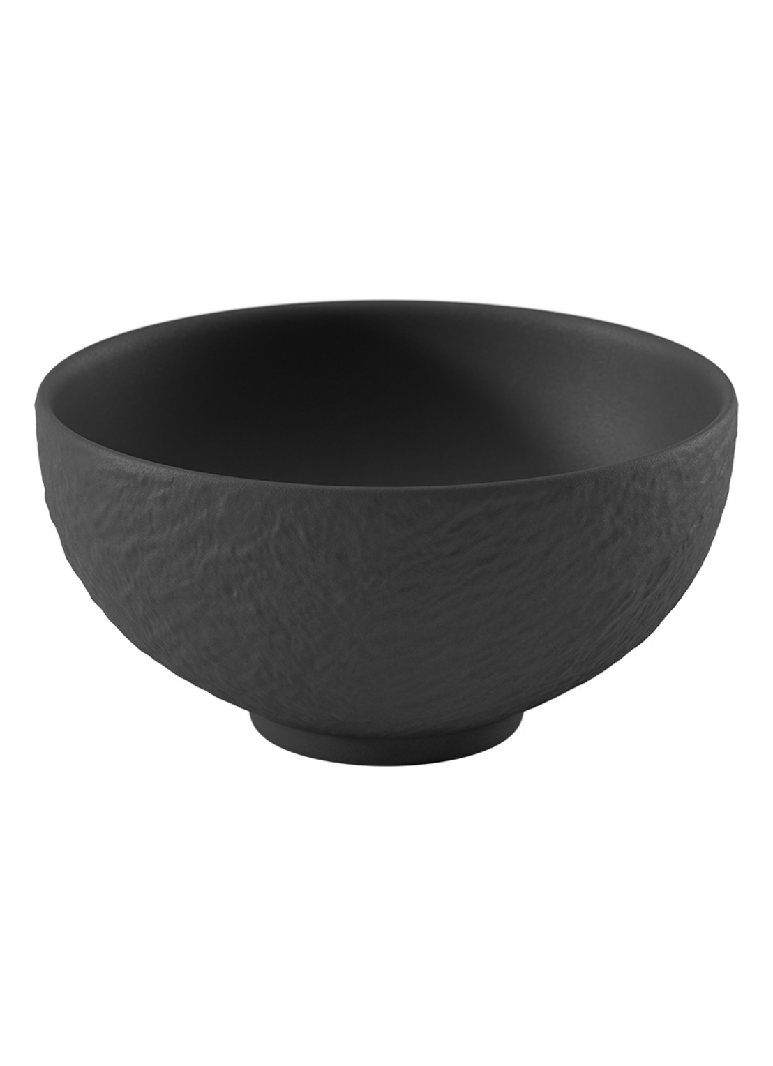 Villeroy & Boch Manufacture Rock kom 12,5 cm  - voorkant zwart
