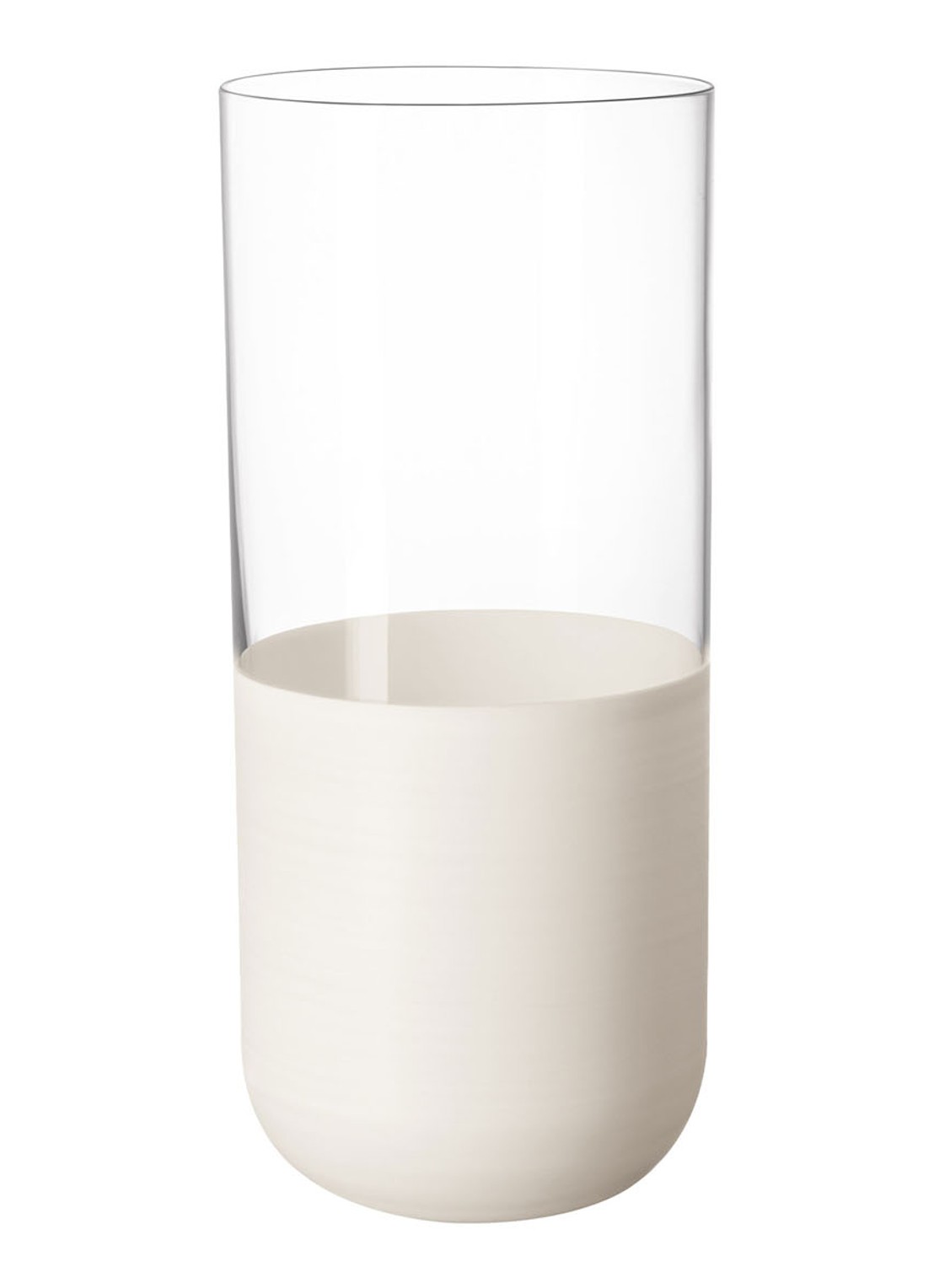Villeroy & Boch Manufacture Rock longdrinkglas set van 4 - voorkant transparant
