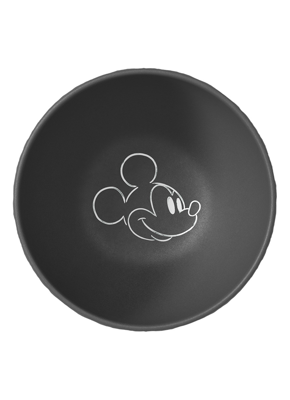 Villeroy & Boch Manufacture Rock - Mickey Mouse kom 14 cm - voorkant 4 zwart