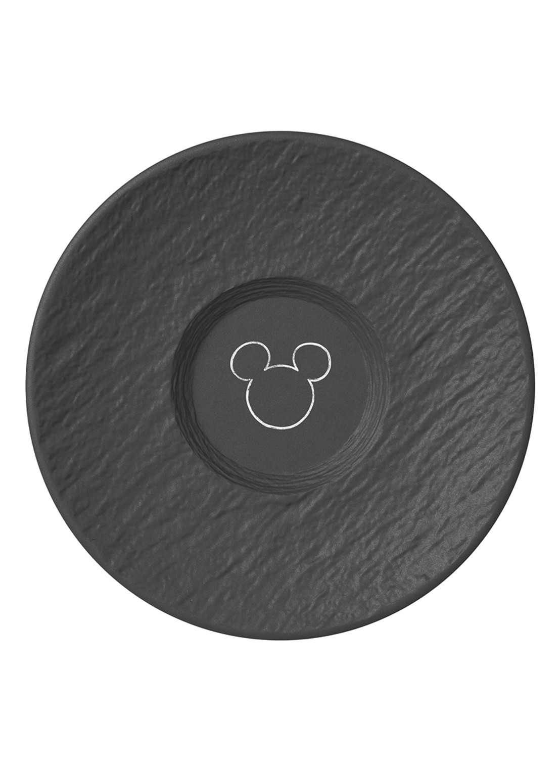 Villeroy & Boch Manufacture Rock - Mickey Mouse schotel 15,5 cm - voorkant zwart