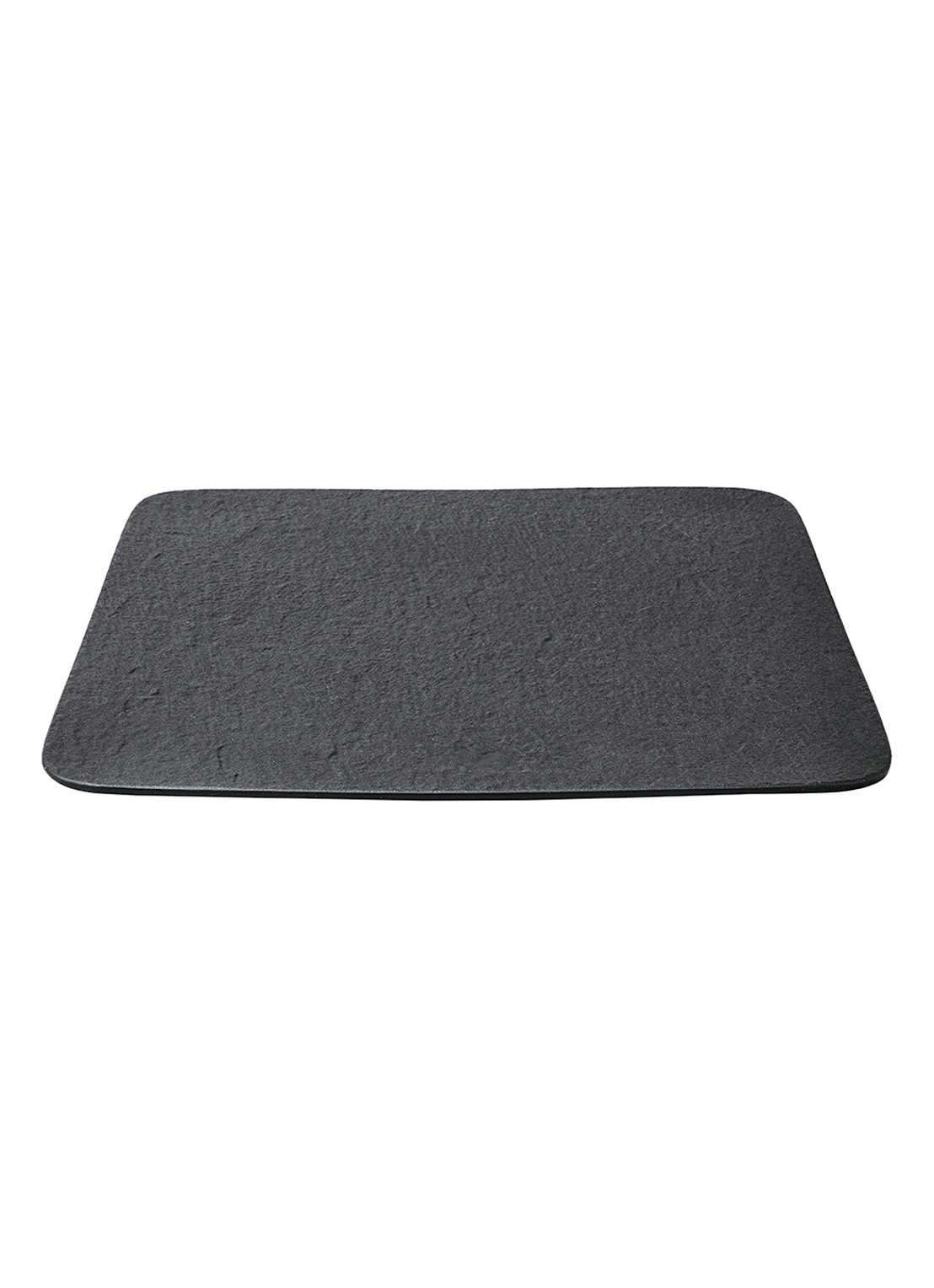 Villeroy & Boch Manufacture Rock serveerplank van porselein 32,5 x 32,5 cm - voorkant 5 antraciet