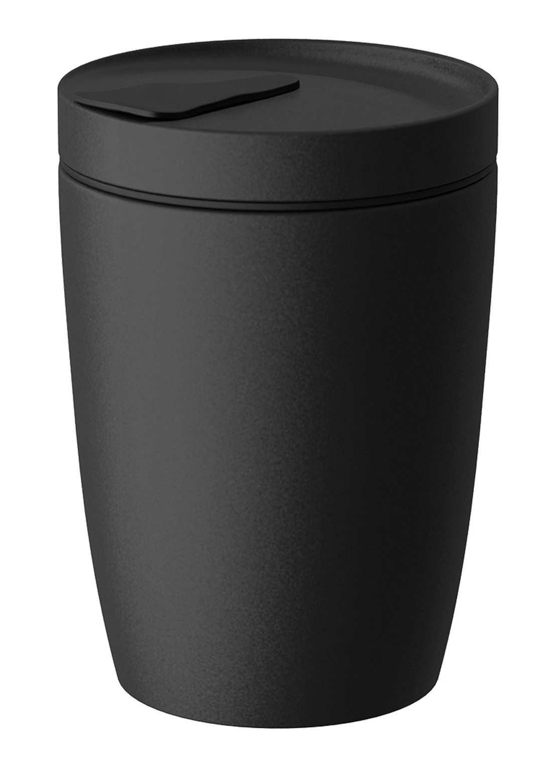 Villeroy & Boch Manufacture Rock To Go koffiebeker 29 cl - voorkant 3 donkergrijs