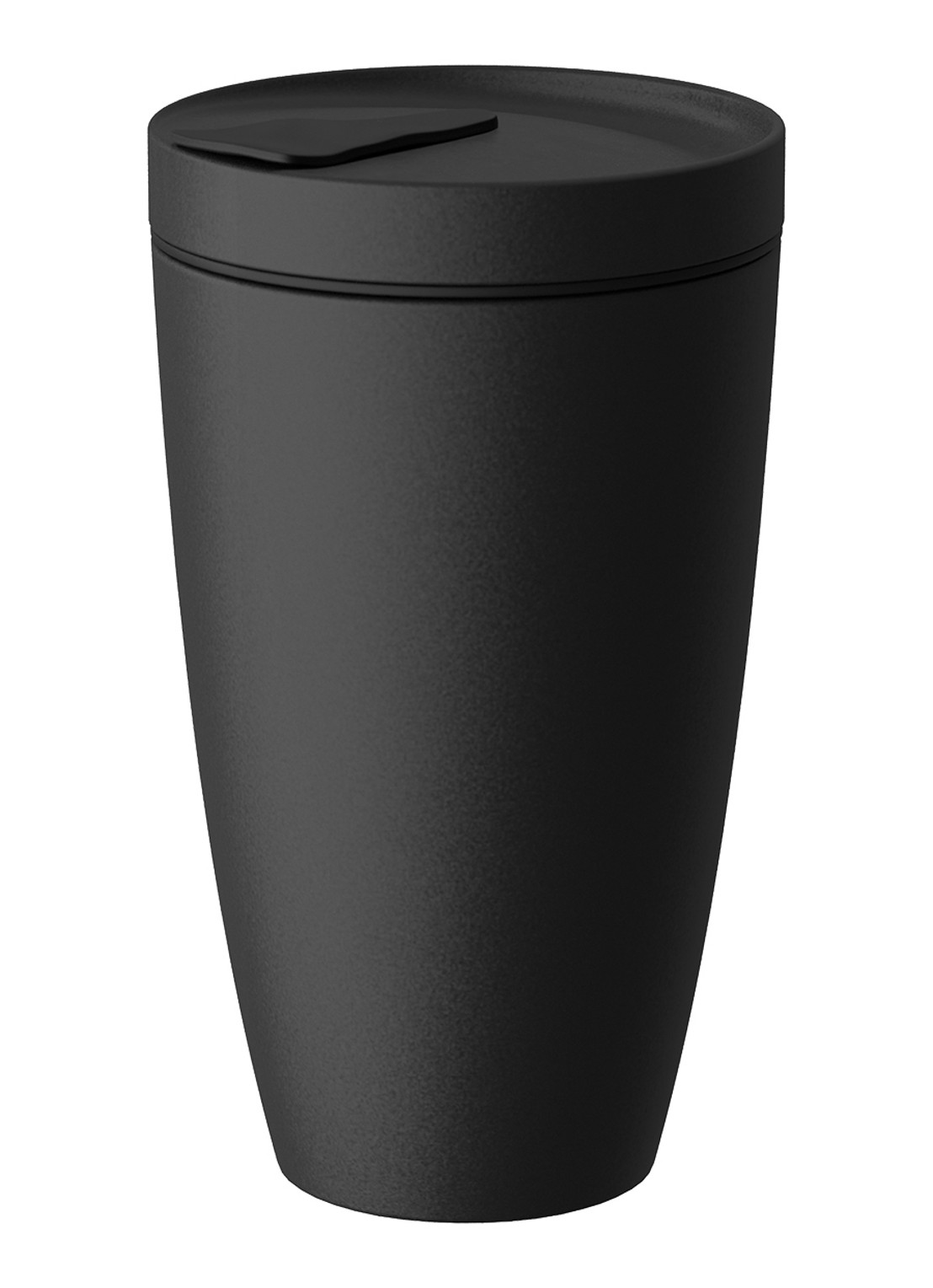Villeroy & Boch Manufacture Rock To Go koffiebeker 35 cl - voorkant 2 donkergrijs