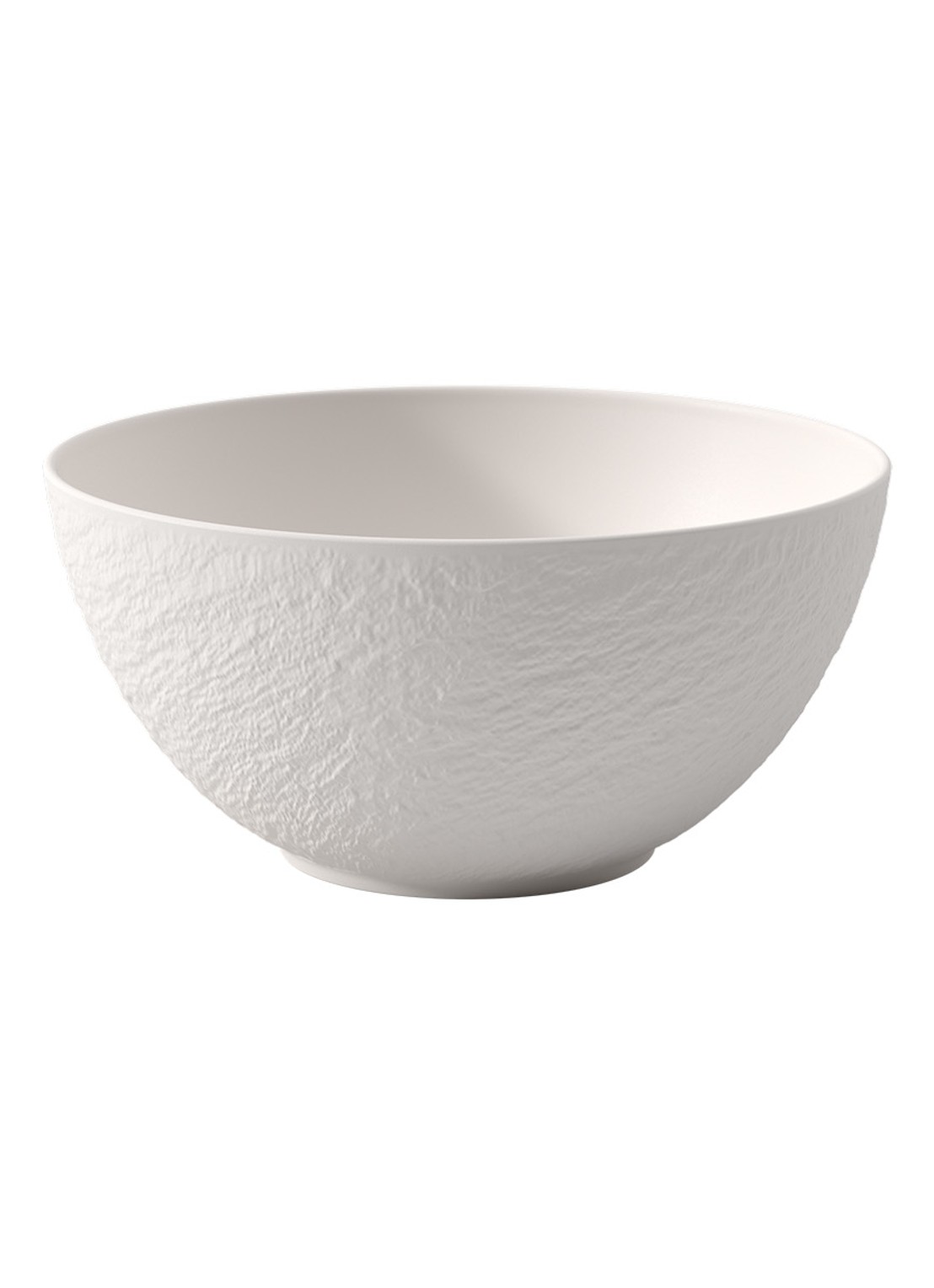 Villeroy & Boch Manufacture saladeschaal  - voorkant gebroken wit