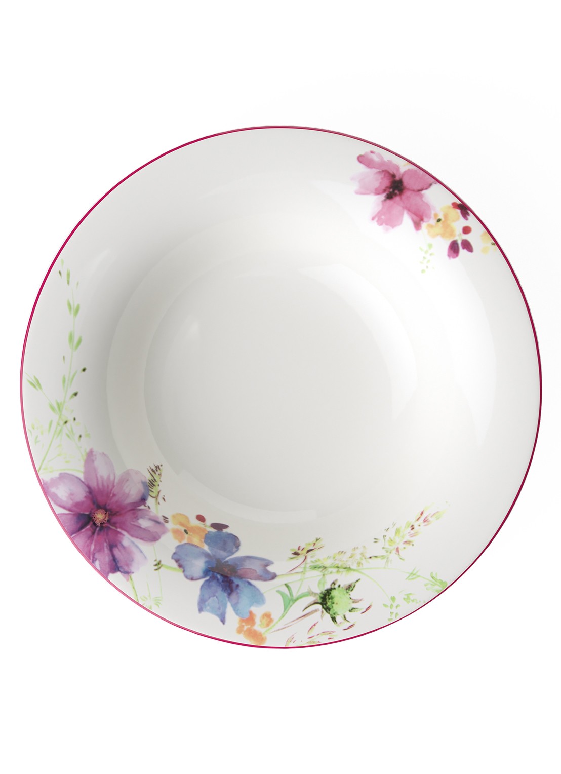 Villeroy & Boch Mariefleur diep bord 23 cm - voorkant 2 gebroken wit