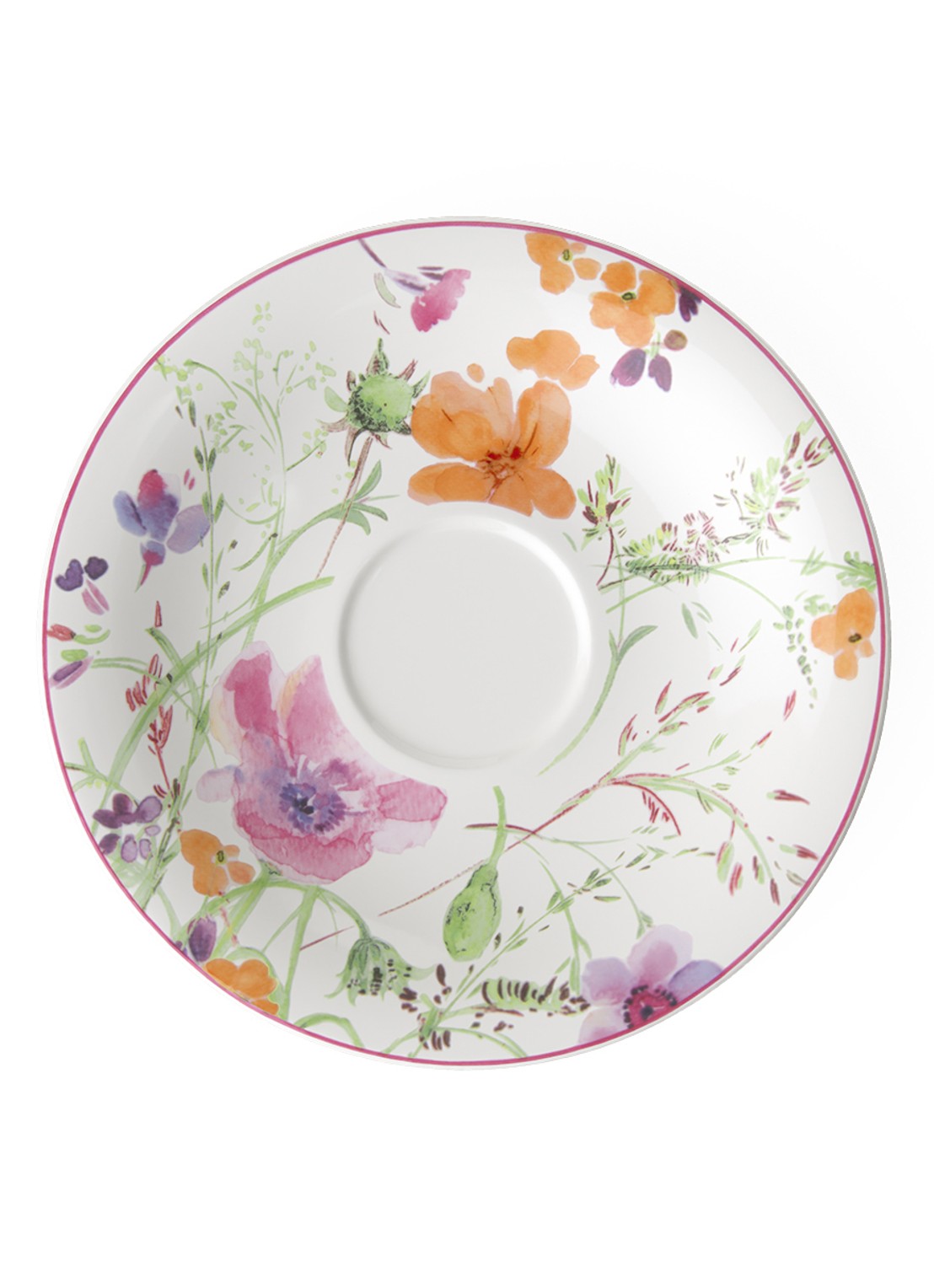 Villeroy & Boch Mariefleur gebaksbordje 19 cm  - voorkant gebroken wit