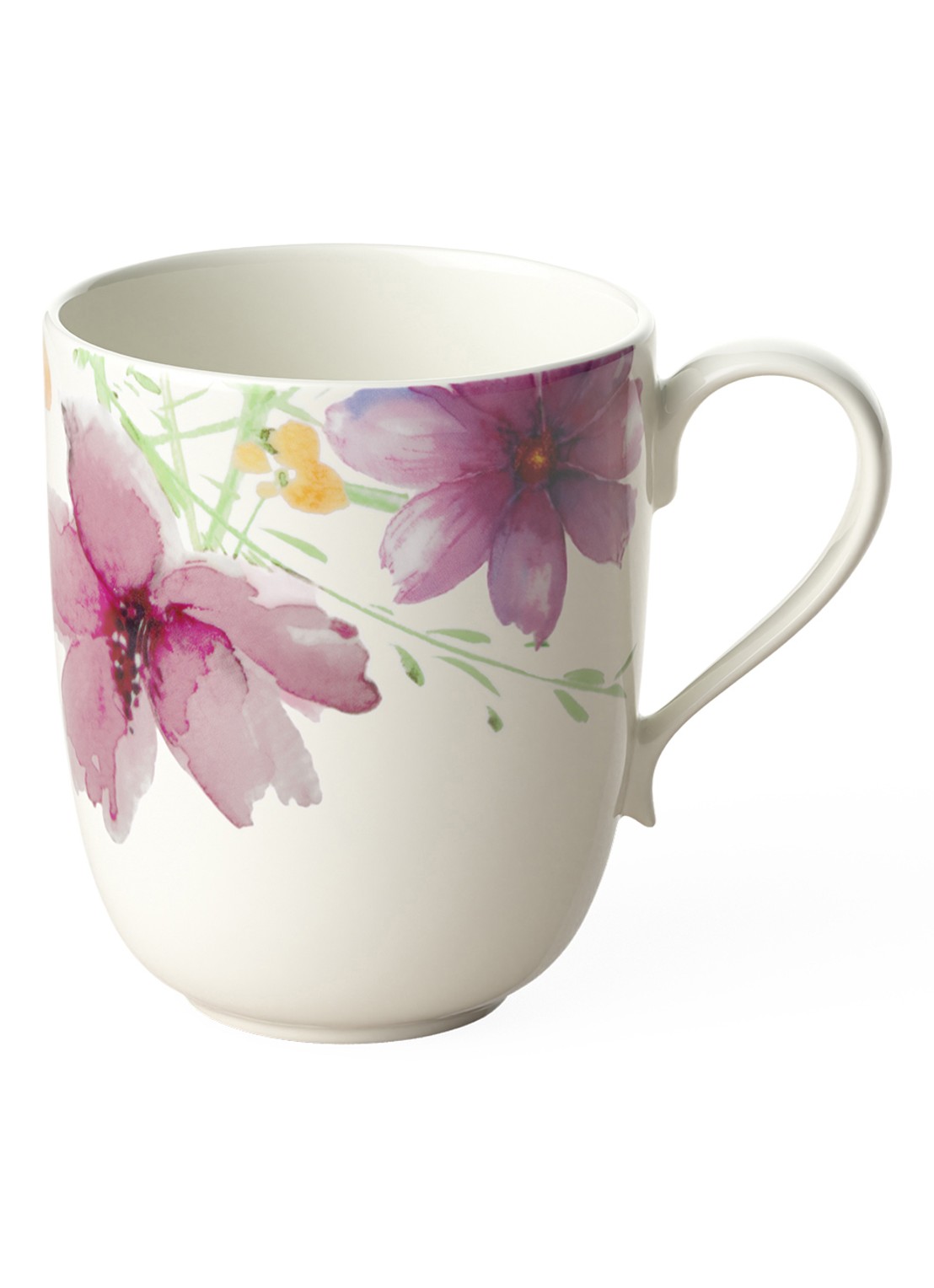 Villeroy & Boch Mariefleur mok 43 cl - voorkant 2 gebroken wit