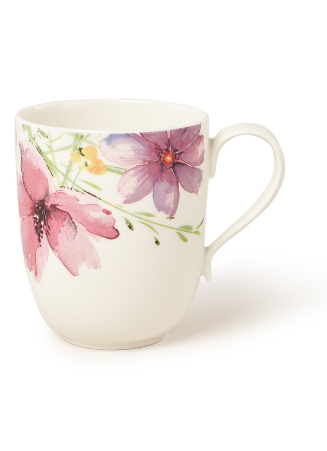 Villeroy & Boch Mariefleur mok 43 cl - voorkant gebroken wit