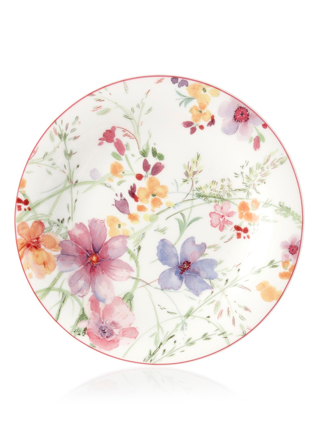 Villeroy & Boch Mariefleur ontbijtbord 21,5 cm - voorkant 3 gebroken wit