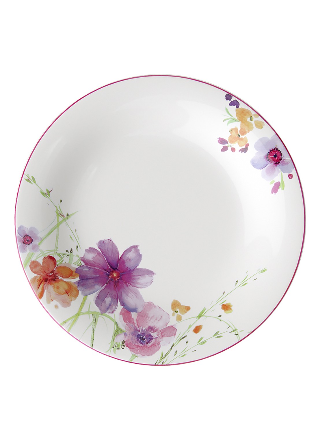 Villeroy & Boch Mariefleur ontbijtbord 21 cm - voorkant gebroken wit
