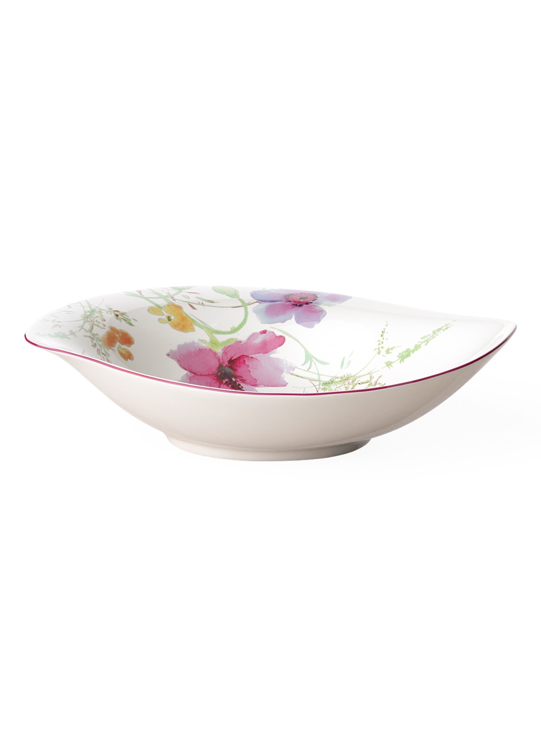 Villeroy & Boch Mariefleur serveerschaal 18 cm - voorkant gebroken wit