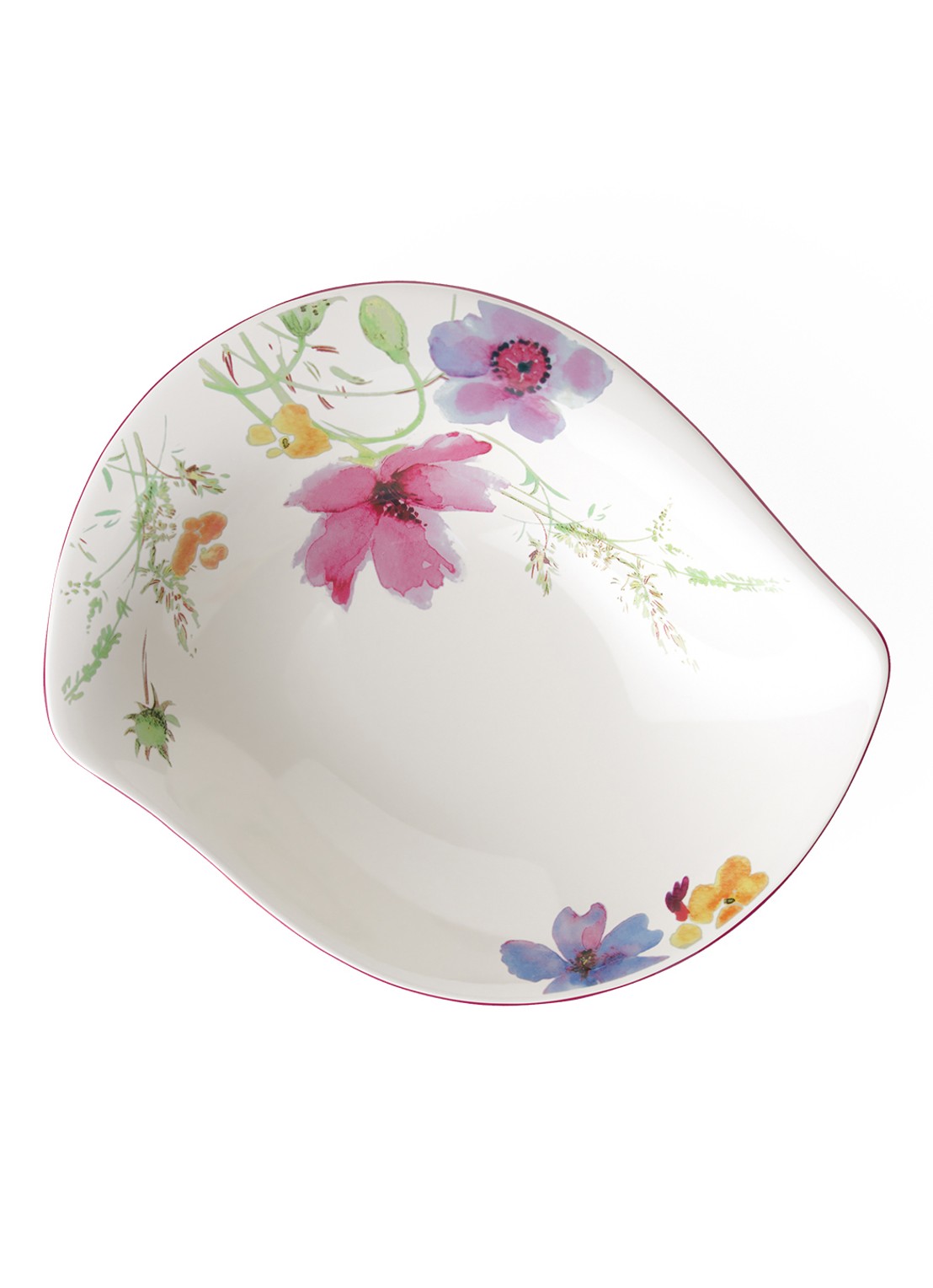 Villeroy & Boch Mariefleur serveerschaal 18 cm - voorkant 2 gebroken wit