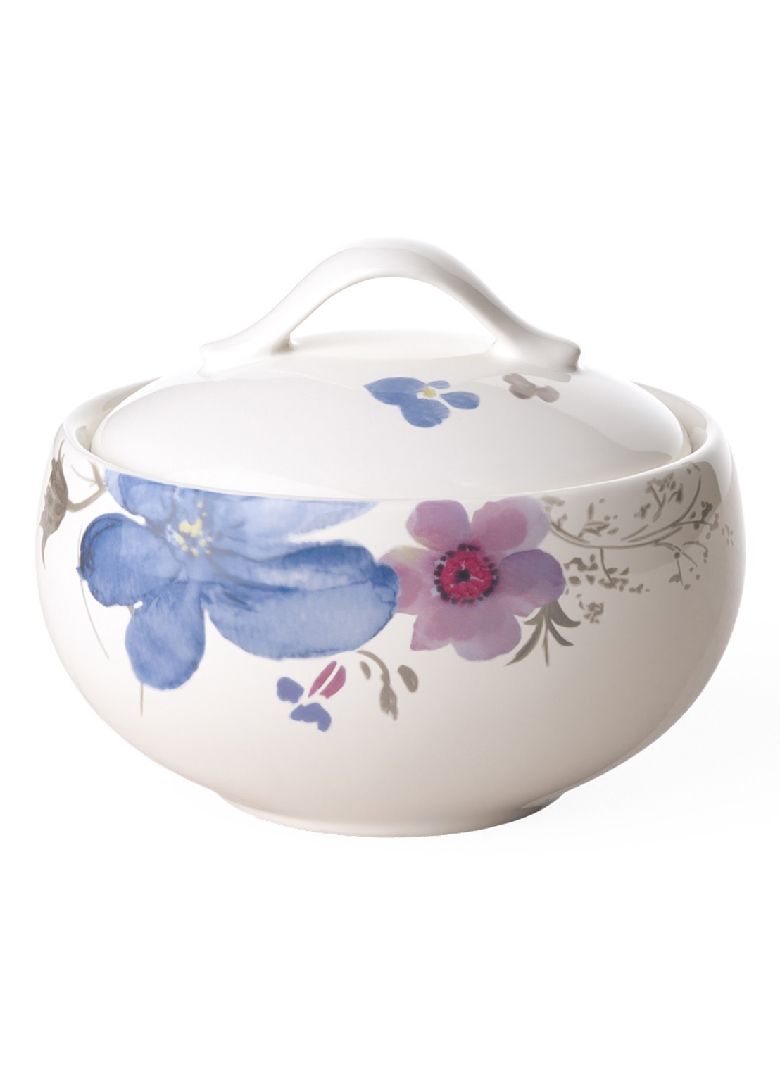 Villeroy & Boch Mariefleur suikerpot - voorkant gebroken wit