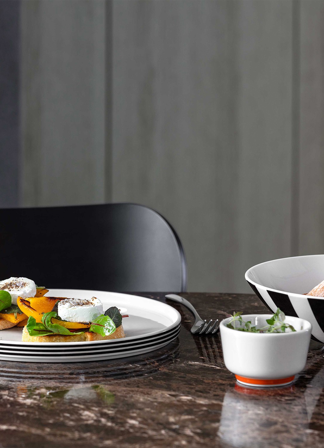Villeroy & Boch Memphis dinerbord 24 cm - voorkant 2 gebroken wit