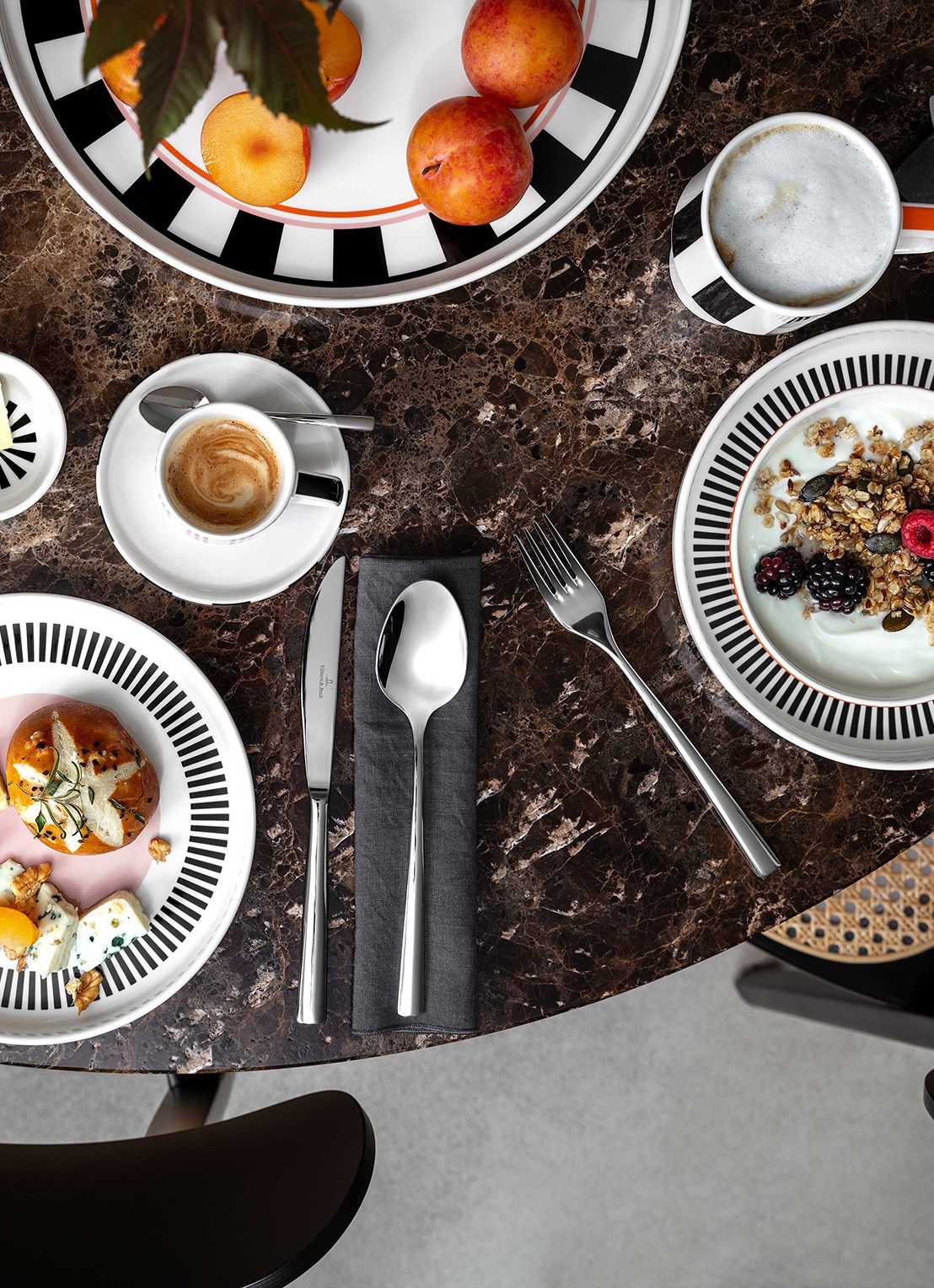 Villeroy & Boch Memphis onderbord 33 cm - detail multicolor
