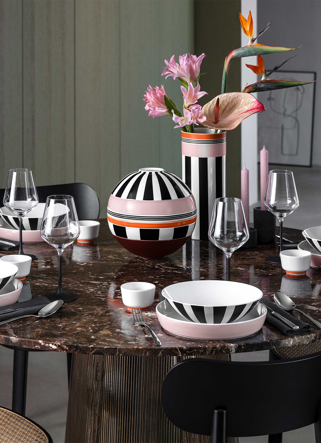 Villeroy & Boch Memphis schaal 22 cm - voorkant 2 multicolor