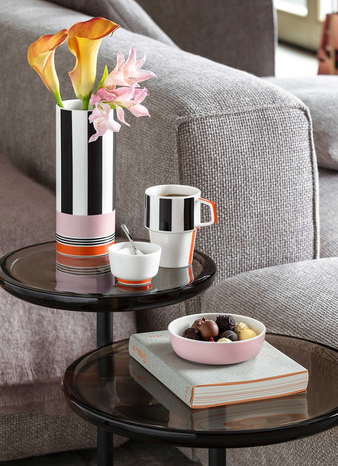 Villeroy & Boch Memphis vaas 10 cm - detail 3 multicolor