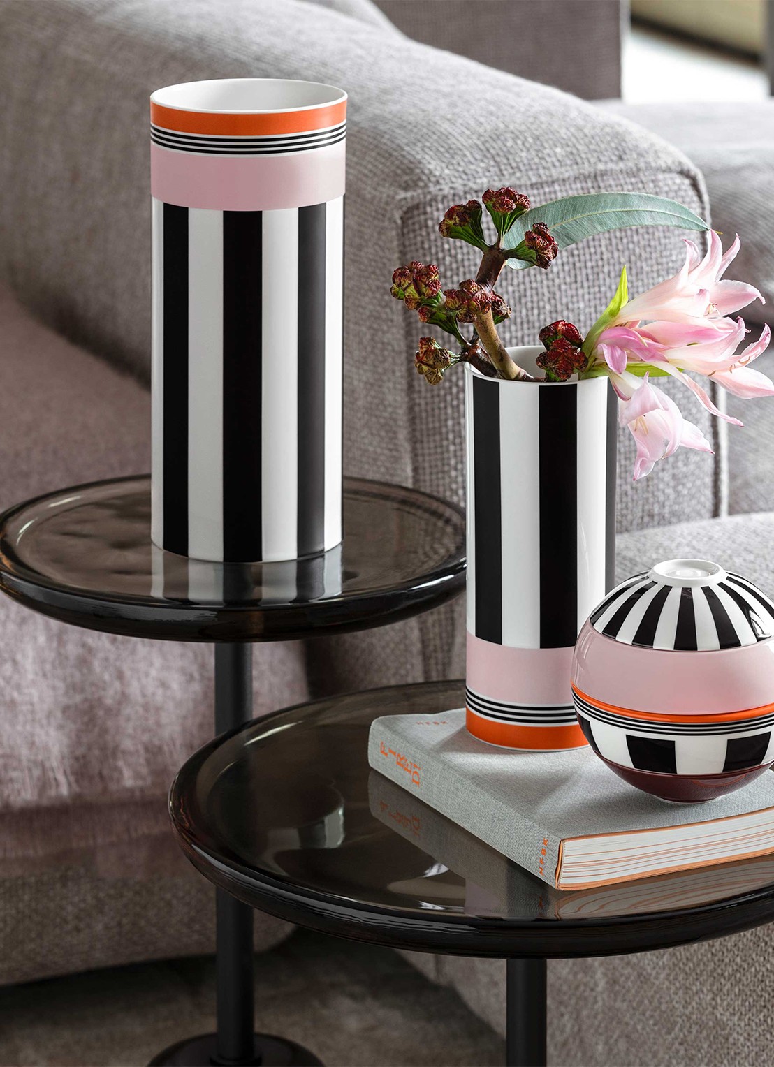 Villeroy & Boch Memphis vaas 30,5 cm - voorkant 3 multicolor